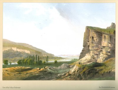 Carlo Bossoli. Vista del valle de Inkerman de Carlo Bossoli
